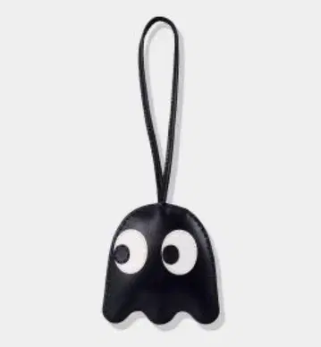 FRAGMENT PAC-MAN GHOST LeatherCharm 블랙