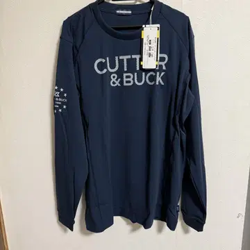 미사용 새상품 CUTTER & BUCK 긴팔 티셔츠 L 네이비