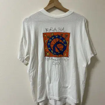 아트 티 00s 90s 빈티지 티셔츠 구제 의류 아트 싱글 스티치