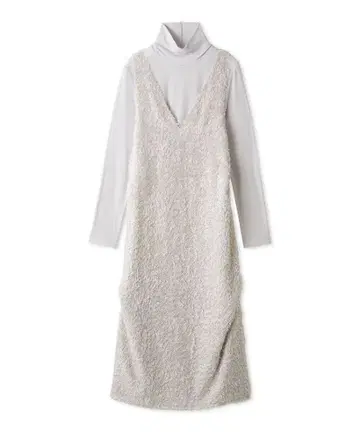 미사용 새상품 emmi atelier 이너 포함 V넥 원피스 1 사이즈