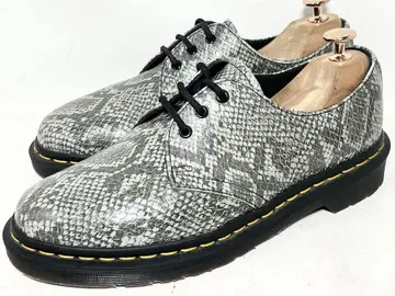 새상품급 Dr. Martens UK6 악어 엠보싱 가죽 3홀 신발