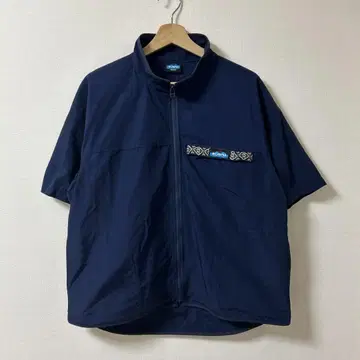 KAVU 네이비 반팔 셔츠