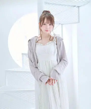 UV protection zip hoodie 로제 뮤즈 핑크