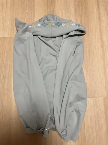 graniph Lady F 그린 자수 겉옷 후드티