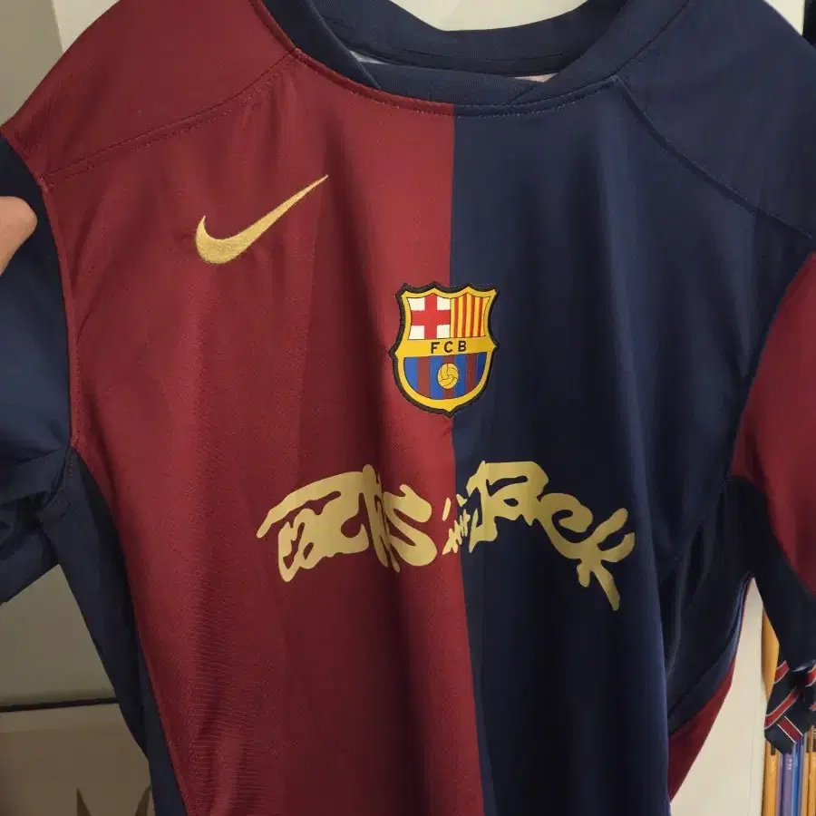 Lamine Yamal Barcelona x Travis Scott 24/25 Home Jersey