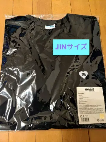 RUNSEOKJIN in JAPAN 티셔츠 블랙 진 사이즈