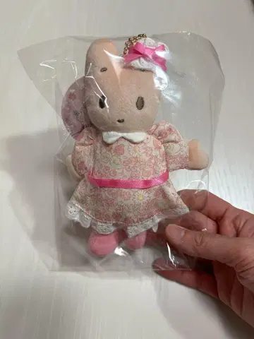 마론 크림 텍스타일 플라워 시리즈 무니구루미 마스코트