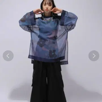 HARE 하레 여성용 서울풀 플라워 시어 풀오버