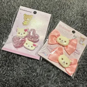 코리락쿠마 헤어핀 & 헤어 밴드 미사용 새상품