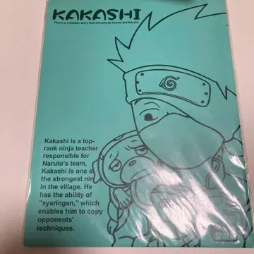 초기 레어 새상품 NARUTO 나루토 클리어 파일 하타케 카카시