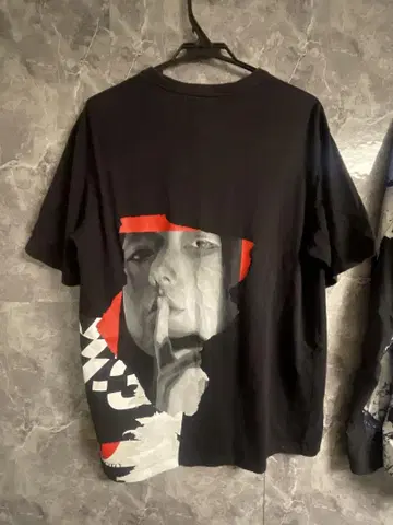 Y-3 그래픽 티셔츠 블랙