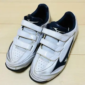 Mizuno 야구 트레이닝 슈즈 27.5cm 화이트/네이비