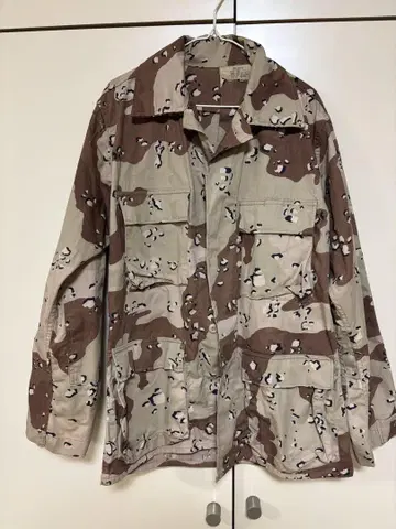 초코 칩 카모 디저트 카모 자켓 밀리터리