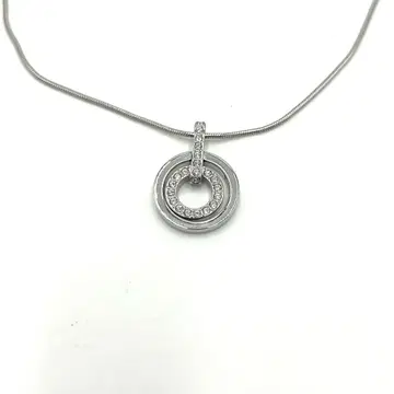 SWAROVSKI 스와로브스키 목걸이 큐빅 스톤 서클