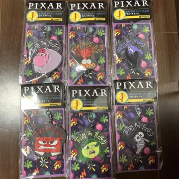 PIXAR 러버 참 6개 세트