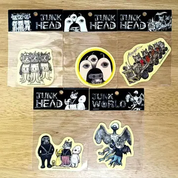 JUNK HEAD JUNK WORLD 스티커 5종 세트 히구치 유코