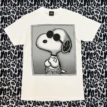 컨디션 최상 SNOOPY JOE COOL 패러디 CK 구제 의류 티셔츠
