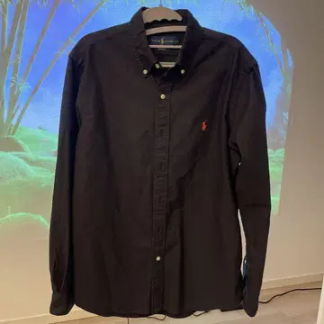 Ralph Lauren 블랙 남성용 셔츠 긴팔