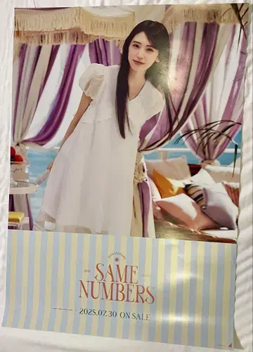 야다 모에카 Same numbers 포스터