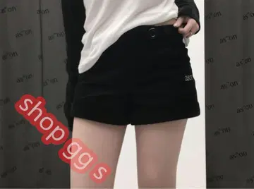 ason 블랙 숏 팬츠