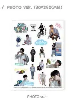 차우누 스티커 ME UNBOX PHOTO ver. 190*250mm