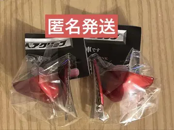 사이드 미러 헤어 클립 스포츠카 레드