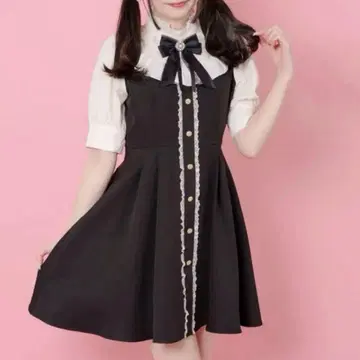 ROJITA 브로치가 달린 절개 원피스