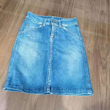 HUDSON 데님 타이트 스커트 데님 스커트 데님 미니 스커트