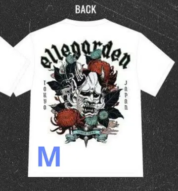 ellegarden 엘르 가든 HANNYA 티셔츠 화이트