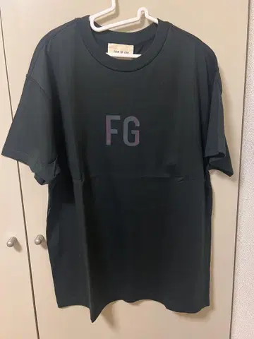 FG 로고 프린트 다크 그린 티셔츠