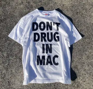 ddim DON'T DRUG IN MAC 티셔츠 화이트 DDIM