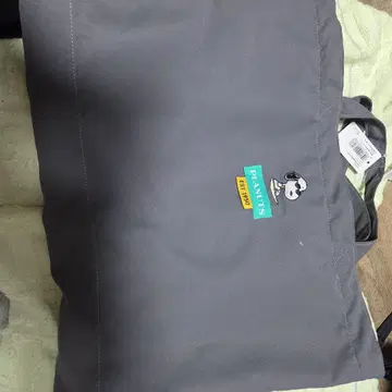PEANUTS 스누피 에코백 그레이