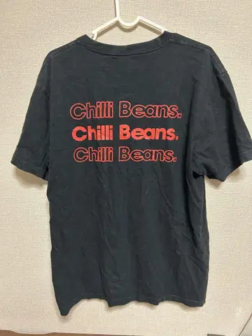 Cilli Beans 티셔츠 블랙 L 사이즈