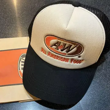 A&W 메쉬 로고 캡 블랙 [정품]