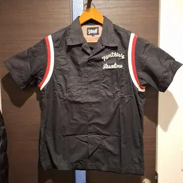 Schott Panta Gasoline 반팔 워크 셔츠 L