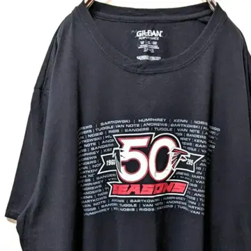 길단 애틀랜타 팔콘스 퍼블릭스 티셔츠 블랙 컬러 XL 구제 의류