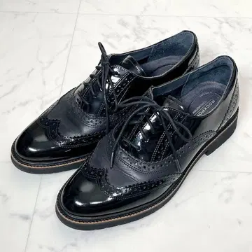 ROCKPORT 옥스퍼드 신발 가죽 신발 24.0cm 블랙 검정