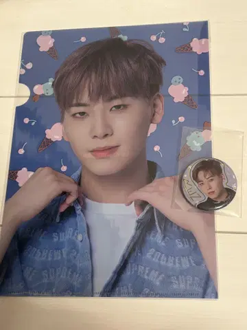 JO1 카와지리 렌 BTD 멤버 세트 클리어 파일 캔뱃지