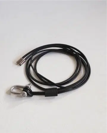 ANCELLM LEATHER ROPE BELT 가죽 로프 벨트 25SS