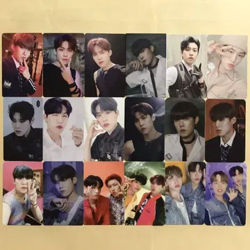 AB6IX 우진 WOOJIN 한국판 CD 앨범 트레이딩 카드 18장 세트