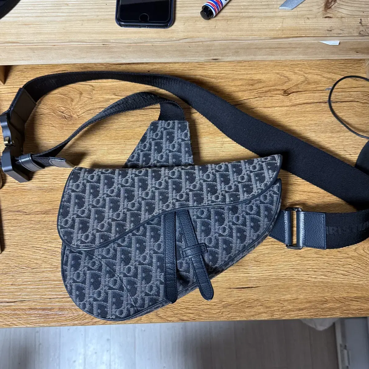 DIOR | 디올 [ OS ] Dior Oblique Saddle Messenger Bag