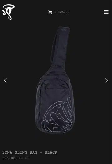 SYNA SLING BAG - BLACK 숄더백