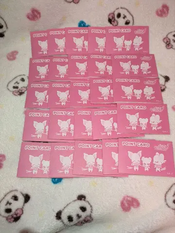 프리큐어 프리티 스토어 포인트 카드 500P 25장 세트