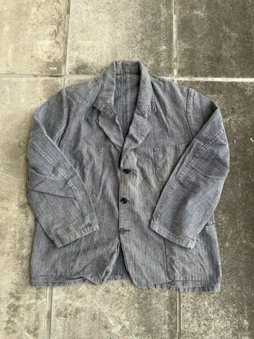 30년대 블랙 샴 고마 소금 EURO VINTAGE WORK 라펠