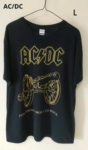 AC/DC/WE SALUTE YOU!/블랙/캐논포 디자인/L/