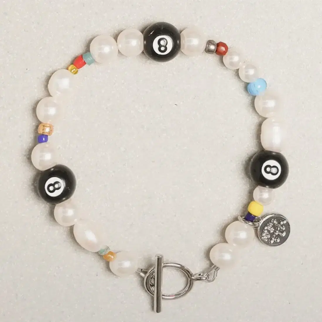 ★tow tow archive★ Boys Pearl Bracelet Black White TBH12ABT Totou Archive Boys Pearl Mix Bracelet on Bunjang Global Site.
