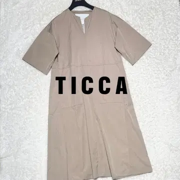새상품급 TICCA 티카 키넥 원피스 롱 반팔 코튼