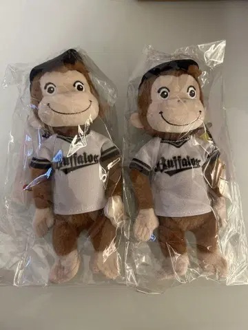 오릭스 버팔로스 오자루의 조지 봉제 인형 2개 세트