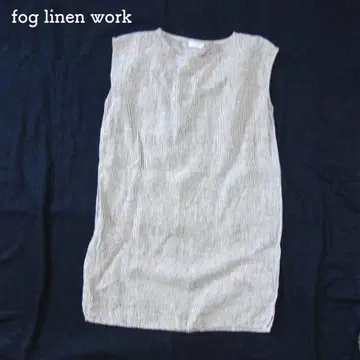 fog linen work 린넨 스트라이프 튜닉