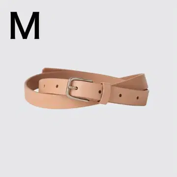 내로우 롱 가죽 벨트 유니클로 U 유니클로 U 내추럴 M 사이즈